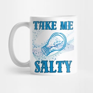 Ocean Whispers: Take Me Salty, Beach Lover's Dream, Serene Waves & Seaside Bliss Mug